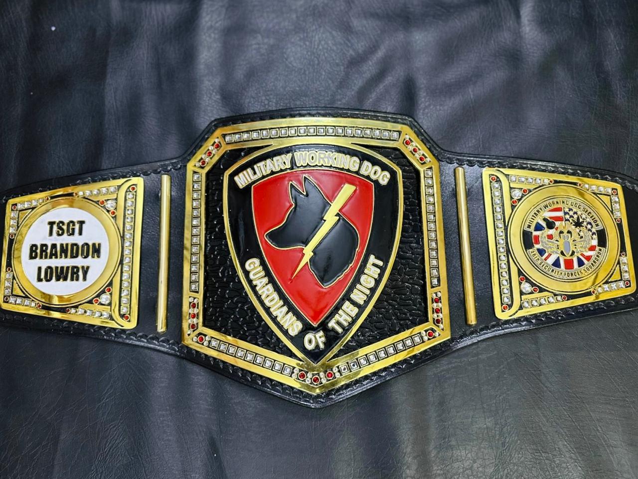 Custom Military Pride Championship Belts - Image 1