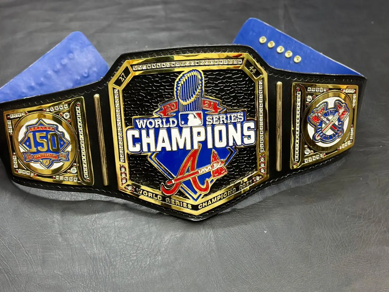 custom baseball championship belt Custom World Series 2021 Championship Belt