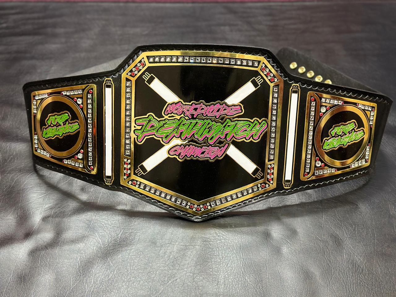 custom wrestling championship belt