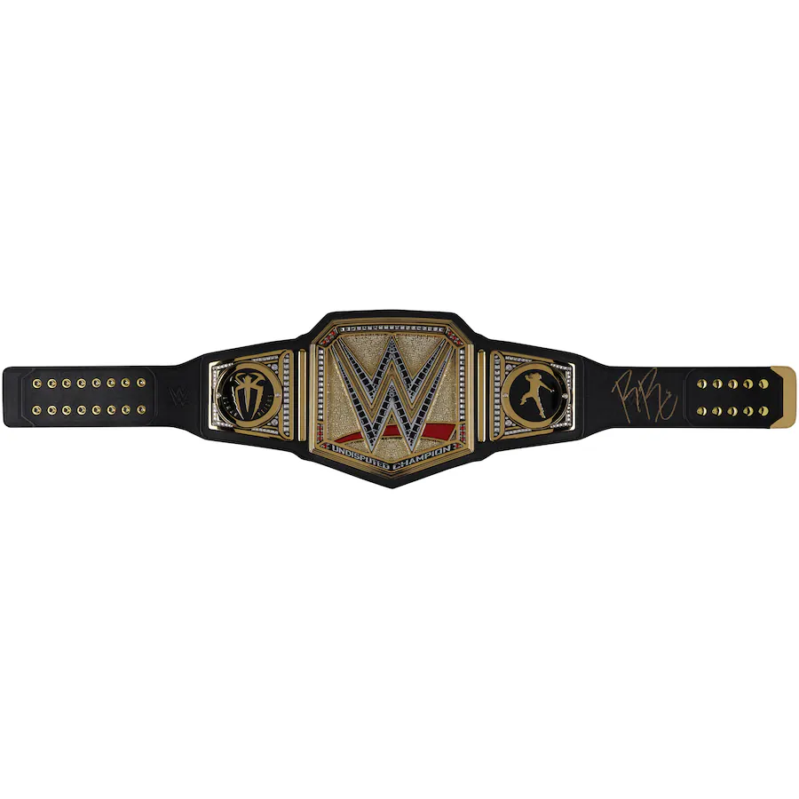 Roman Reigns WWE Autographed Universal Championship Replica