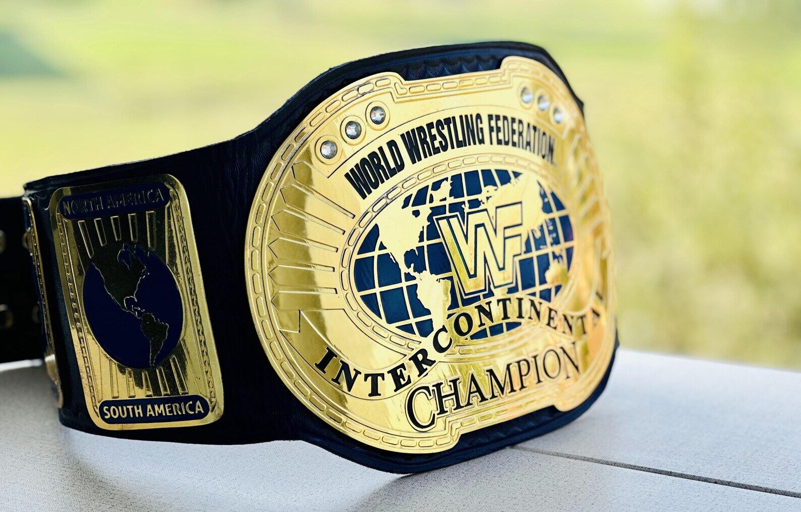 WWE Old Oval Intercontinental Championship Belt