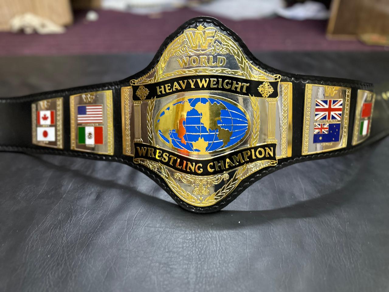 WWF Hogan 86 Dual Plated World Heavyweight Belt WWF Hogan 86 Dual Plated World Heavyweight Belt